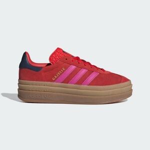 Adidas Women's Gazelle Red and Pink Sneakers